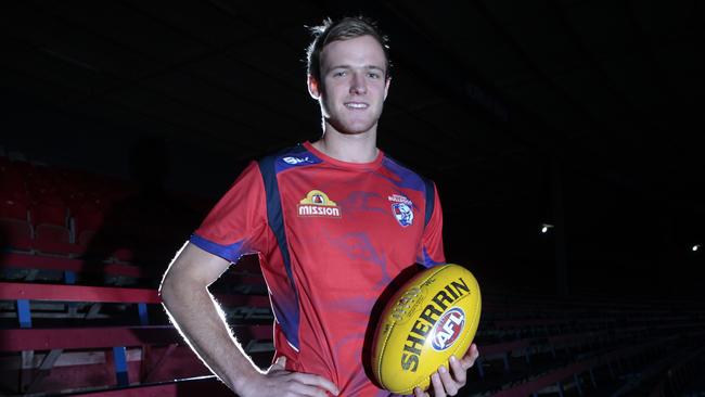 Footscray VFL player Will Hayes at Whitten Oval please. He is one of the young guns in the side and is the son of horse trainer David Hayes. Picture: Richard Serong