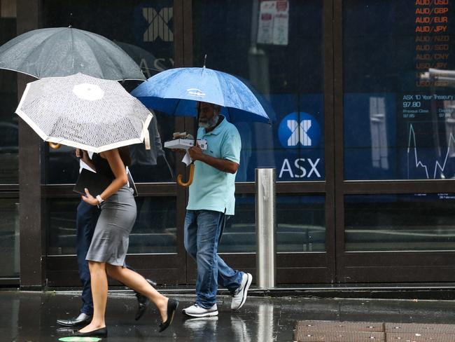 SYDNEY, AUSTRALIA - MARCH 01 2022 - Newswire Photos:  A view of the ASX in the Sydney CBD as the impact of Russia's invasion of Ukraine is felt across the world economy. Picture: NCA Newswire/ Gaye Gerard