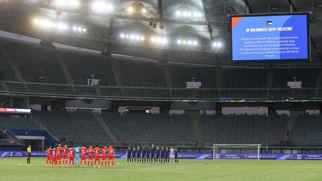 A moment of silence in Kuwait. Picture: Yasser Al-Zayyat / AFP