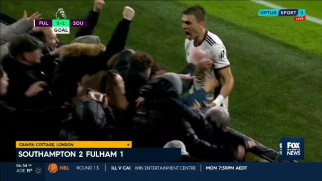 Fulham land late winner to break Saints