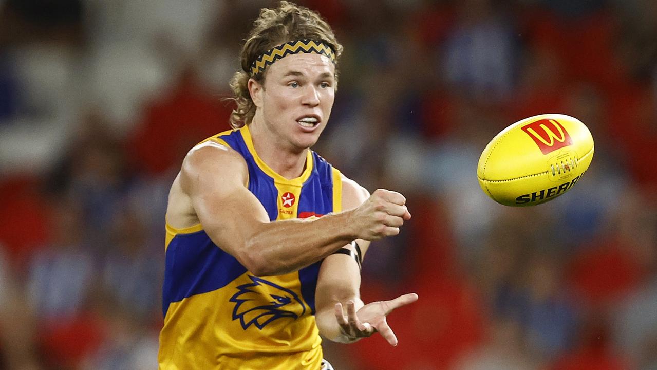 Former Demon Jayden Hunt has been the perfect pick up for West Coast. Picture: Getty Images