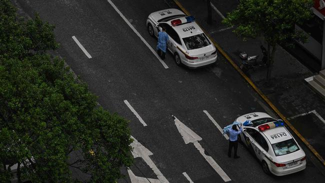 China’s zero-tolerance approach to containing Covid-19 resulted in strict weekslong lockdowns of cities like Shanghai, sharply cooling economic activity. Picture: AFP