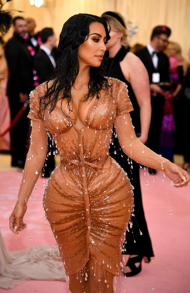 The outfit caused a fight with her husband Kanye West. Picture: Getty Images