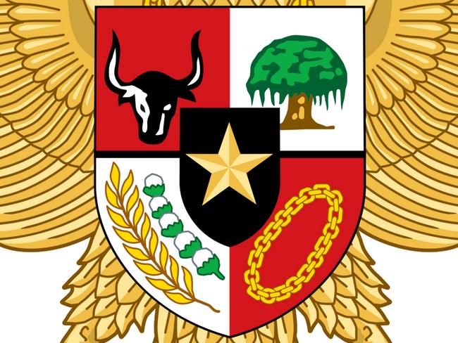 National coat of arms of the Republic of Indonesia. Picture: Probst/ullstein bild via Getty Images