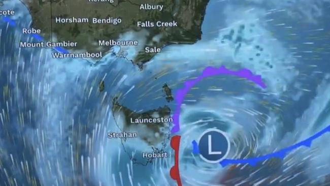 Severe Weather Update 14 July 2024: Damaging winds, snow, and rain to impact parts of Tasmania, Victoria, and New South Wales. Video current: 1pm AEST 14 July 2024. For the latest forecasts and warnings, go to http://bom.gov.au or the BOM Weather app.