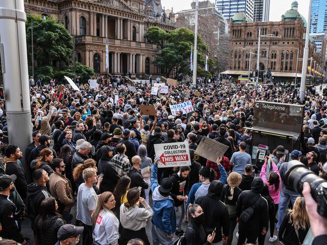 Covid positive man may have attended anti-lockdown rally