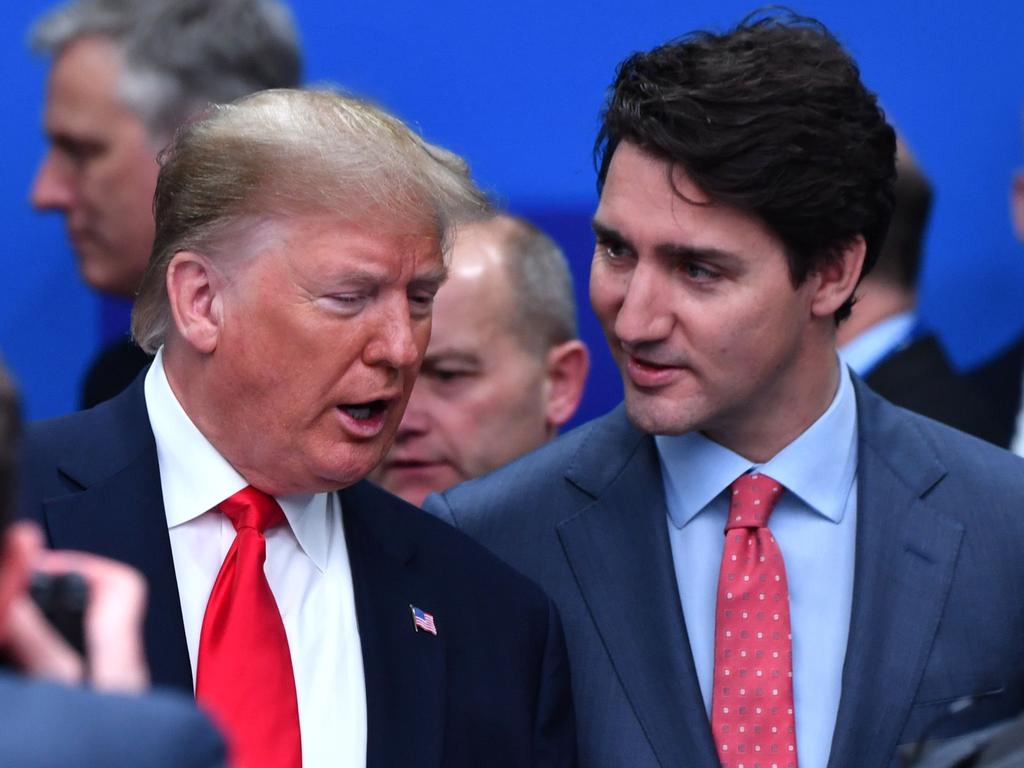 US President Donald Trump and Justin Trudeau have had issues in the past. Picture: Nicholas Kamm / AFP.