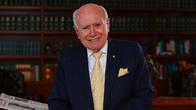 Former prime minister John Howard says ‘you don’t win anything back by embracing the other person’s policy. The last thing the Liberal Party should try and do is be Labor lite’. Picture: Justin Lloyd