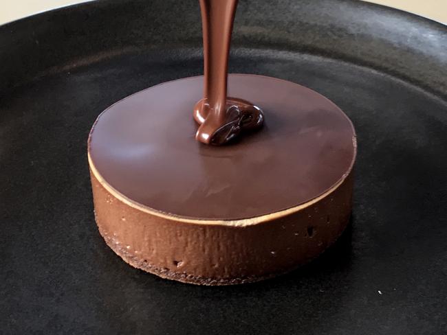 Bennelong’s eight texture chocolate cake. Picture: Jenifer Jagielski