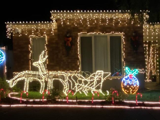 Sunnybrae Christmas Lights in Mernda. Picture: James Casey