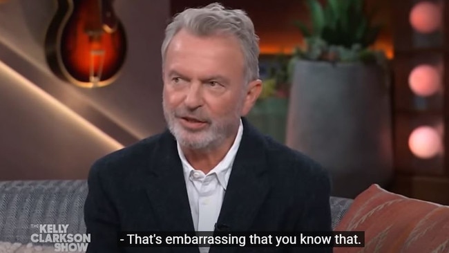 Sam Neill reveals why he changed his real name during an appearance on The Kelly Clarkson Show.