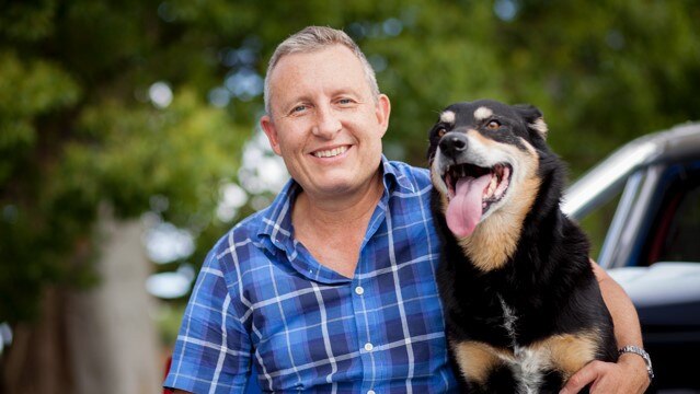 Rod Bruem (with dog Gracie) is running for Ballina Shire Council.