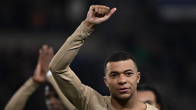 Mbappe is heading into the final six months of his contract – but looks set to leave PSG. Picture: AFP