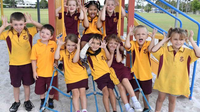 MY FIRST YEAR: Biggenden State School Preps. Picture: Patrick Woods.