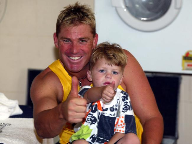 Giving a thumbs up after an Ashes win in Adelaide.