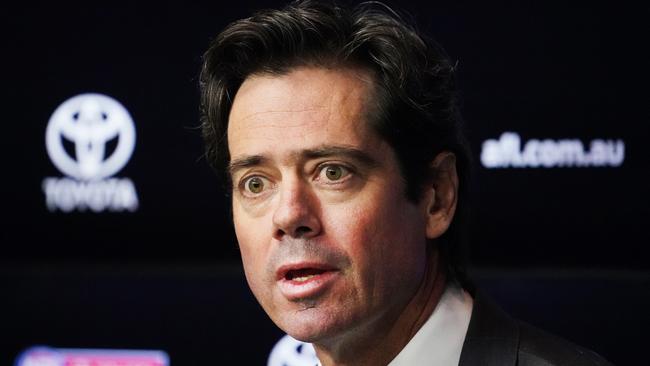 Gillon McLachlan confirmed the footy department cuts earlier this week.