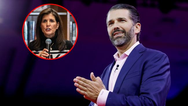 Donald Trump Jr. has cast out Nikki Haley