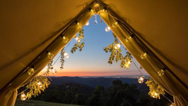 Panoramic views are part of the pitch at Skyhaven Sanctuary Photo: Airbnb