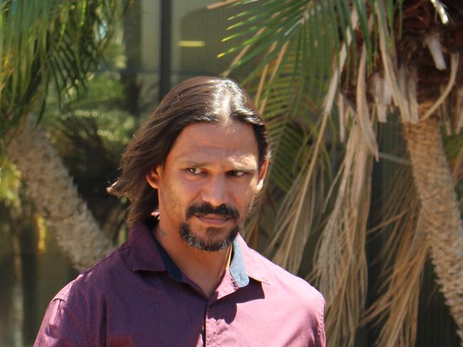Garth Lance Spain leaves the Darwin Local Court on September 8 where he stands charged with hit and run driving causing the death of 15-year-old Jack Parker in Wulagi last month. Picture: Jason Walls