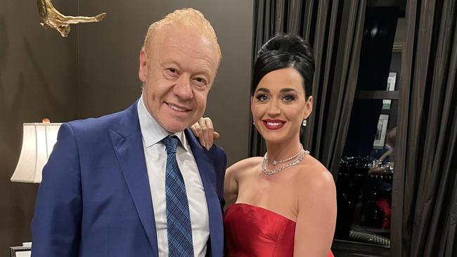 Anthony Pratt and Katy Perry at the Australian tycoon’s penthouse apartment overlooking New York’s Central Park.