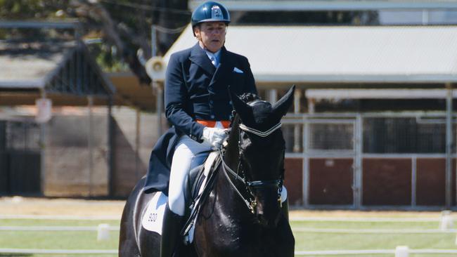 Switch pace: Dressage judge Luciano D’Elia is back in the saddle. Picture: Sue Terry