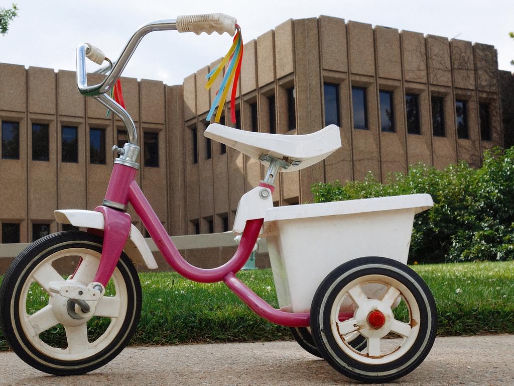 Her tricycle was left abandoned outside the house in Boulder, Colorado. 