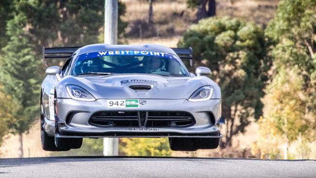 Michael Pritchard was second in the last two Targa Tasmanias in his Dodge Viper ACR.