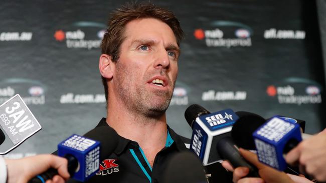 Port Adelaide list manager Jason Cripps. Picture: Michael Willson/AFL Media/Getty Images