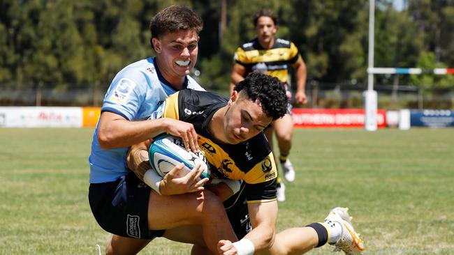 The Waratahs have booked a spot in the grand final of the Super Rugby U19s comp. Pic: Karen Watson