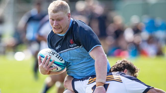 Jamie Clark, here making a break in the ACT match earlier this month, was a standout against the Rebels.