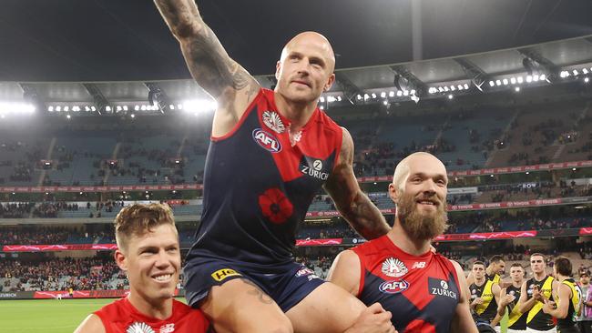 Nathan Jones is no longer in Melbourne’s best side. Picture: Michael Klein