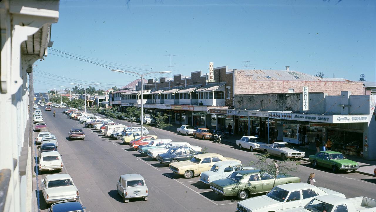 The town of Gatton in 1977.