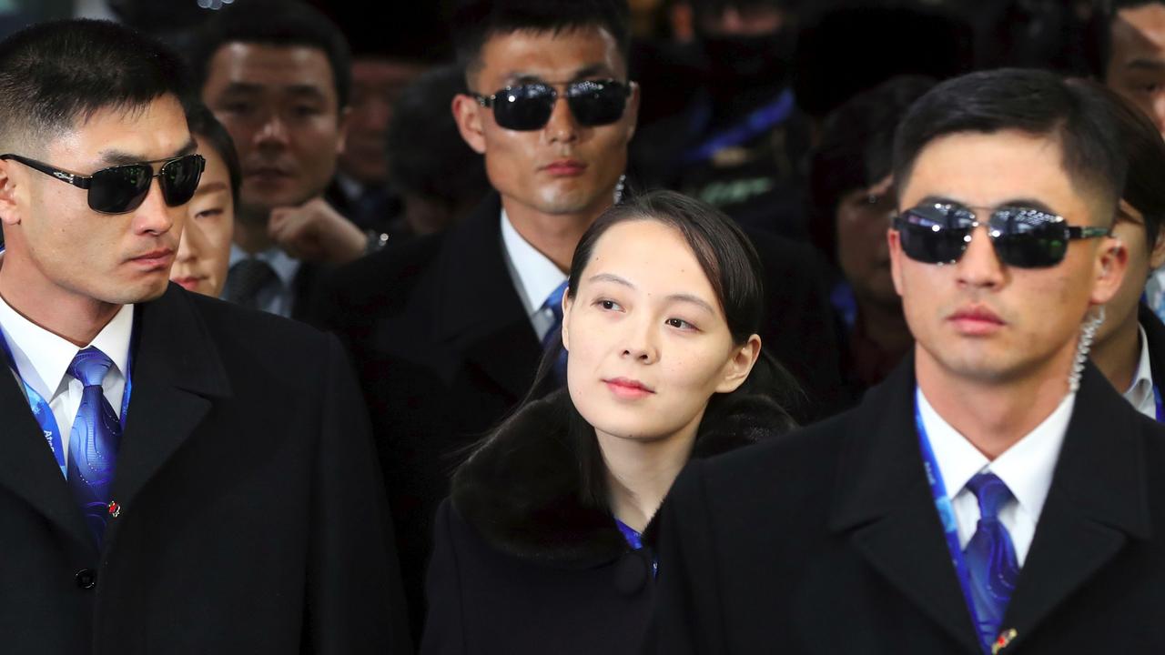 Kim Yo-jong at the 2018 PyeongChang 2018 Winter Olympic Games in South Korea, one of her many high profile roles. Picture: AFP PHOTO / YONHAP.