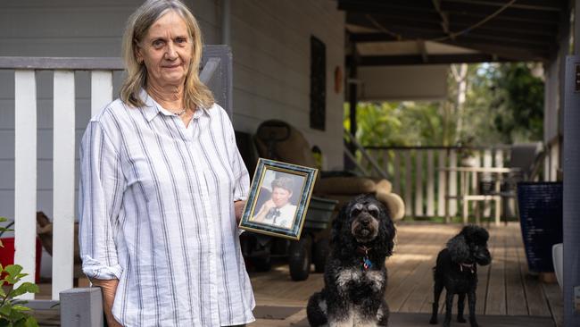 Rowan Dyer looked after her lifelong friend, Yvonne Brown at their house in Glenwood. Thanks to Little Haven, Miss Brown had a beautiful end-of-life journey. Picture: Christine Schindler