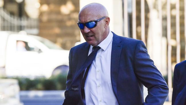 Dr James Ian Spark seen leaving Adelaide Magistrates Court. Picture: NCA NewsWire / Roy VanDerVegt