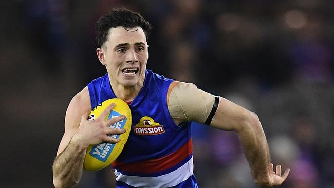 Toby McLean has re-signed with the Western Bulldogs. Picture: AAP