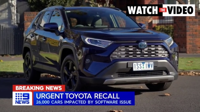 Toyota Australia recalls thousands of vehicles (9 News)