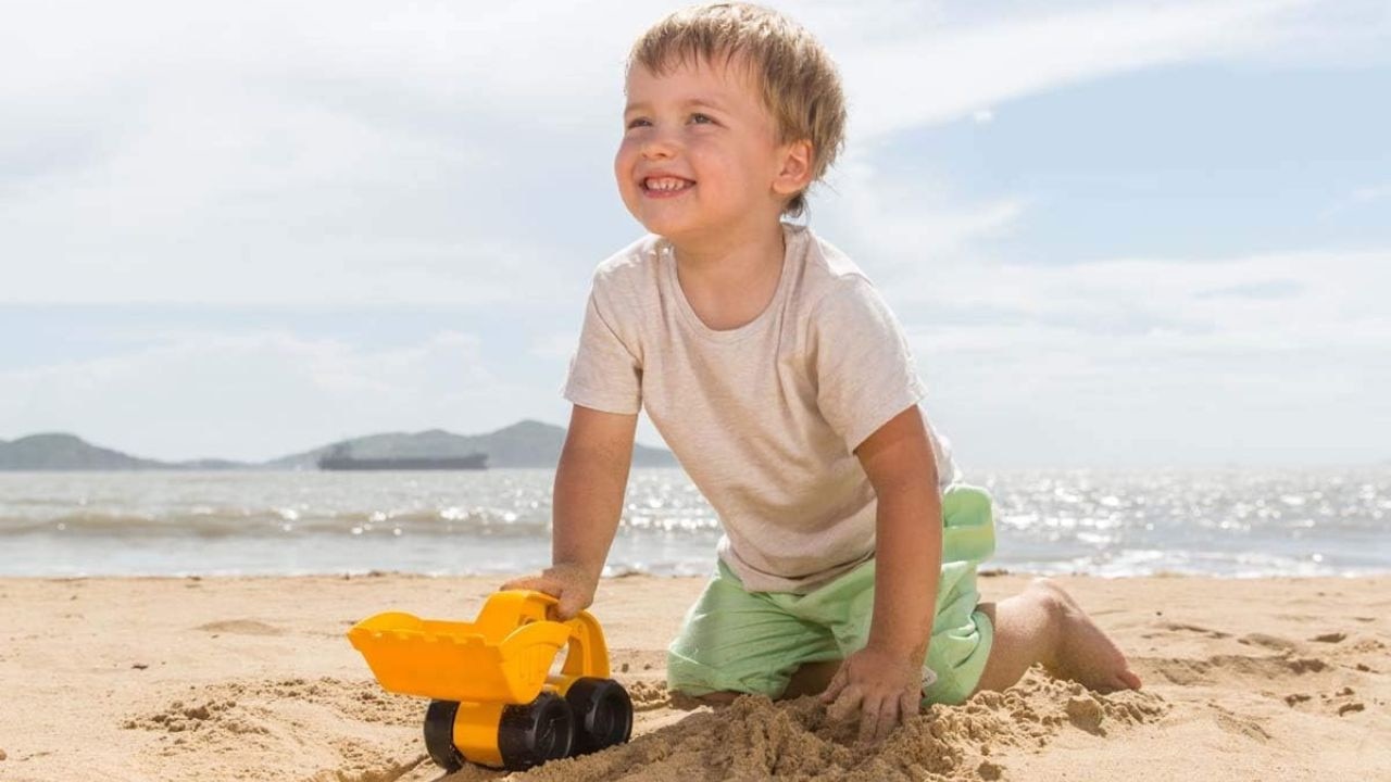 Hape Monster Digger Beach Sand Toy. Picture: Hape