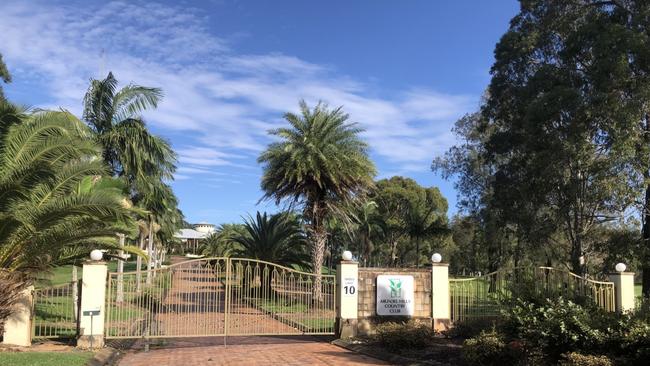 Arundel Hills Country Club entrance. Picture: Jesse Hamilton