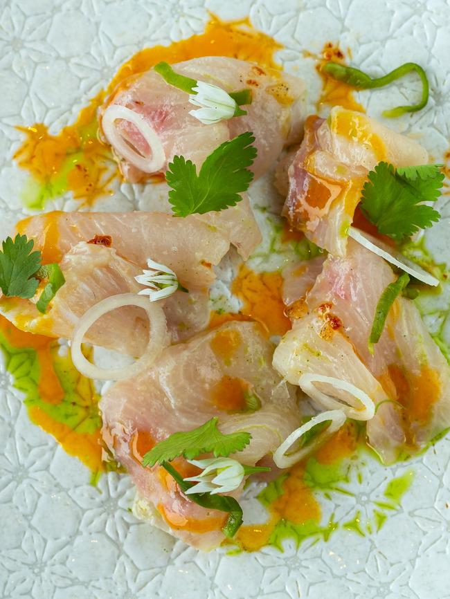 Kingfish ceviche at Bespoke. Picture: Advertiser library
