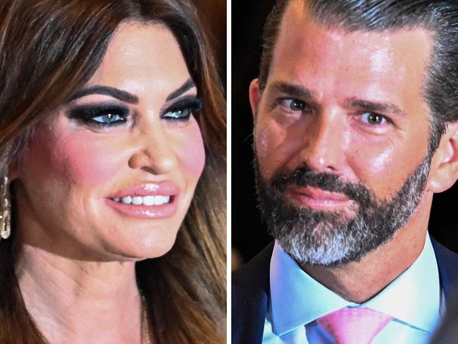 Kimberly Guilfoyle and Donald Trump Jr who is, officially at least, still her fiance.