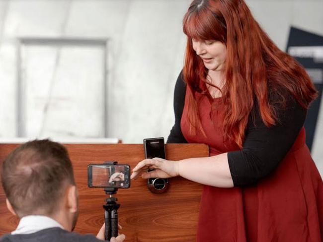 Kayla Heffernan decided to get the microchips after she kept losing her Myki card.