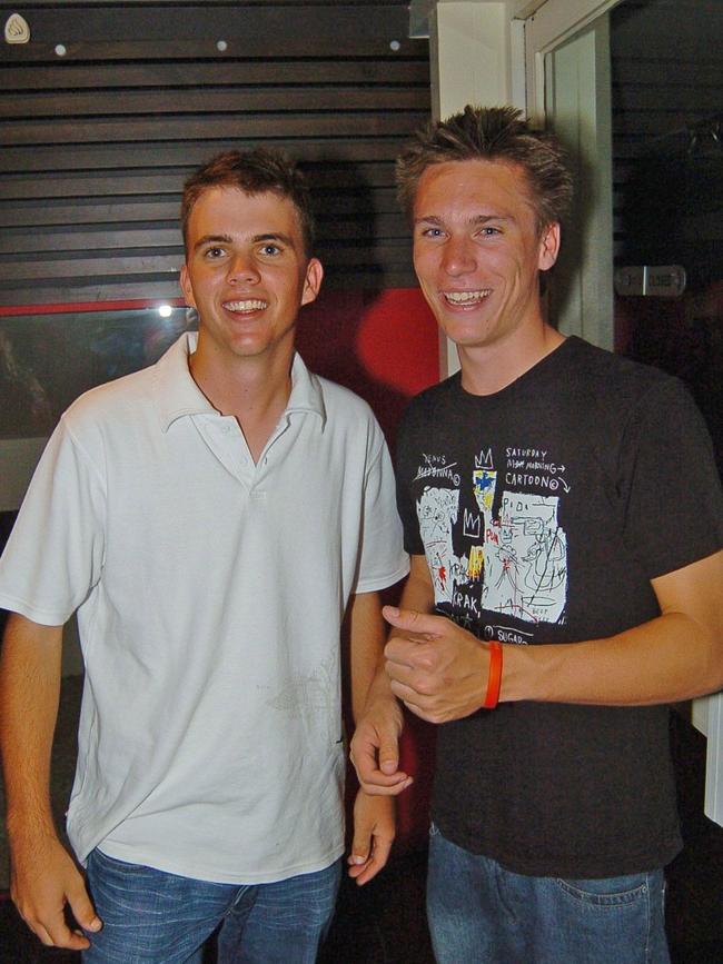 Jason Ede and Andrew Grice at the Embassy Pic Bryan Lynch BL346318