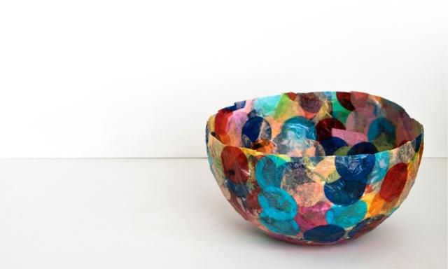 Craft Ideas for Kids: How to Make a Confetti Bowl |  Video