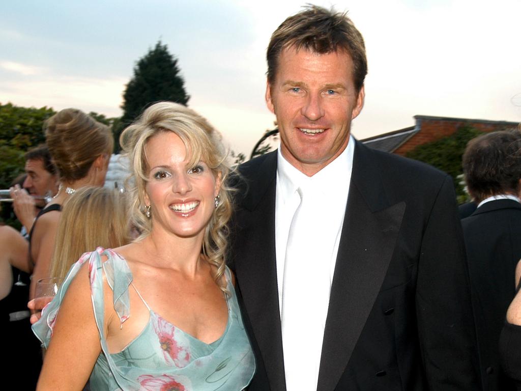 Valerie and Nick Faldo back in the day.