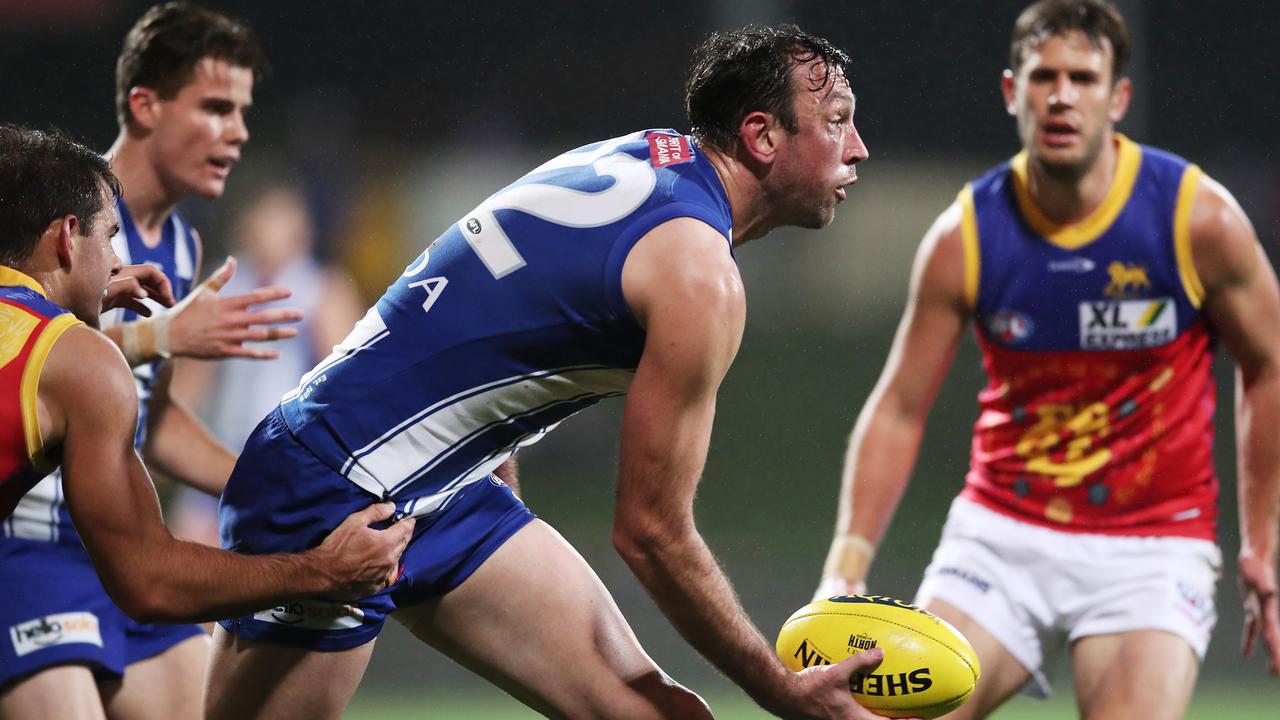 Todd Goldstein had a strong game in Hobart. Picture: AFL Photos/via Getty Images