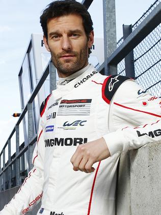 Mark Webber in his Porsche racing gear.  Picture:  Supplied