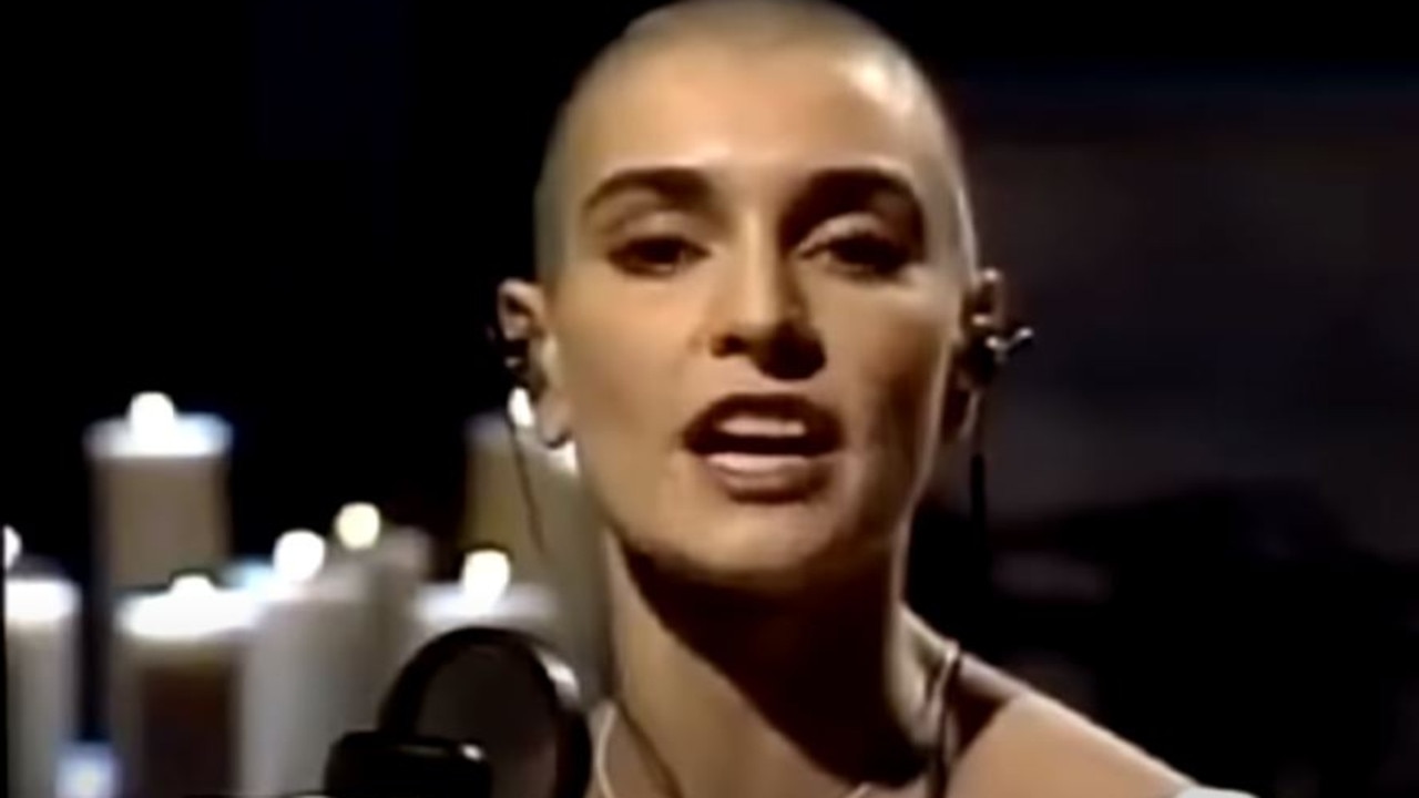 Sinead O'Connor on Saturday Night Live, moments before the act that shocked the world.