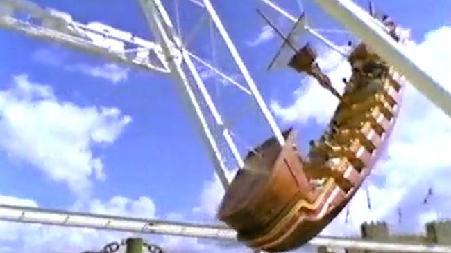 The Pirate Ship ride opened with the park when Sea World opened in 1984. Picture: Sea World