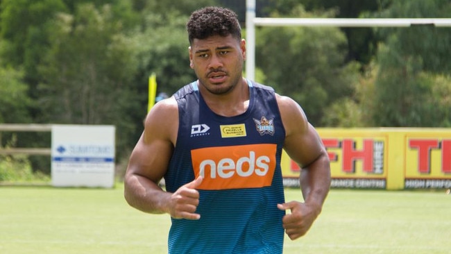 Greg Leleisiuao has joined the Titans from the Eels. Picture: Gold Coast Titans